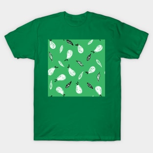 Kelly Green Leafy Pears T-Shirt